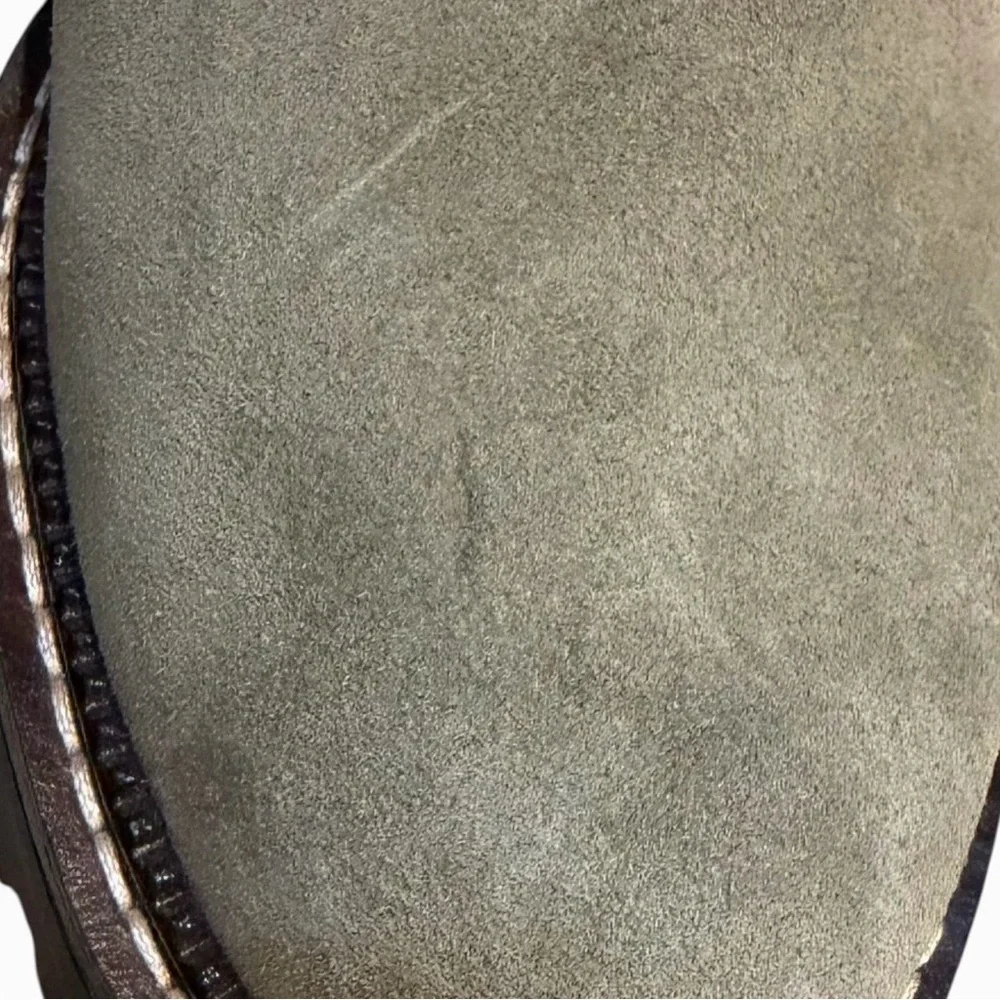 Caslon Chelsea Boots Women’s 8 Green Suede Water Resistant Pull On NWOB